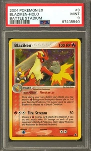Pokemon EX Battle Stadium Blaziken 3/109 PSA 9 - Picture 1 of 1