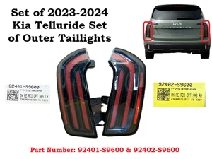 2023-2024 Kia Telluride Passenger Driver & Passenger Driver Side Tail Light Set - Picture 1 of 16