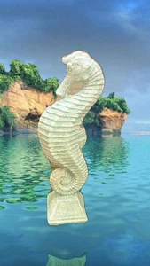 17" hohe SEEPFERDCHEN Form-Latex/Fiberglas Stützform. - Bild 1 von 4