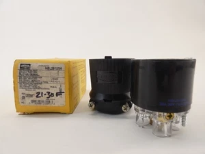 Hubbell HBL2813BK Connector Body 30A 120/208VAC Twist-lock Insulgrip - NEW Su... - Picture 1 of 13