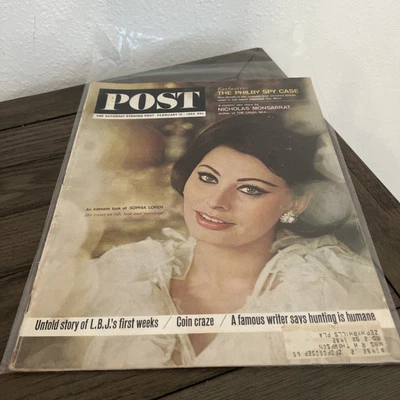 Saturday Evening Post Feb 15 1964 Sophia Loren;Philby Spy Case - Image 1 of 4