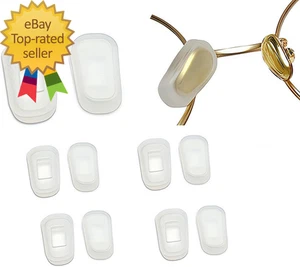 5 Pairs Slip-On Nose Pads Covers Soft Silicone Eyeglasses Nose Pads Anti-Slip Gl - Picture 1 of 1