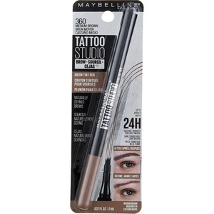 Maybelline TattooStudio Eyebrow Tint Pen, Medium Brown 360, 0.037 fl oz - Picture 1 of 2