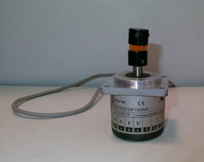 Eltra MODEL: EL63E50Z5/28P10X6MR Rotary Encoder w/ Mating MIL Connector - Image 1 of 4