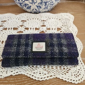Maccessori Harris Tweed Hand Woven In The Outer Hebrides Ladies Wallet - Picture 1 of 7