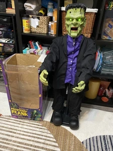 Gemmy Dept 13 Scareware Animated 42" Frightening Frank Singing Synchro-Motion - Bild 1 von 20