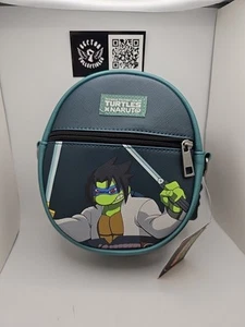 Teenage Mutant Ninja Turtles x Naruto Leonardo × Sasuke Bag 7.5"x7" - Picture 1 of 7