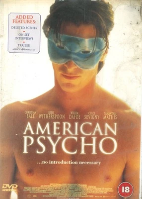 American Psycho (2000) DVD, Christian Bale, Justin Theroux, Josh Lucas - Image 1 of 3