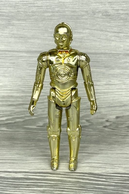 Vintage 1977 Star Wars C-3PO Figure, Hong Kong First 12, Nice Condition - Image 1 of 4