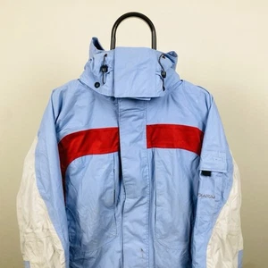 Columbia Vertex Ski Jacket Omni-Shield Waterproof Rain Blue Mens Small - Picture 1 of 5