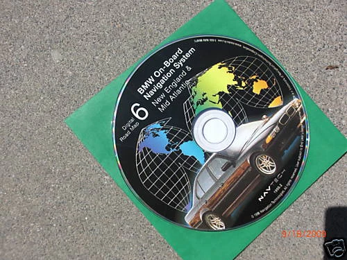 1997-2001 BMW NAVIGATION CD 740i 525i 528i 750iL 740iL 540i 328i M5 M3 X5 328Ci - Image 1 of 1