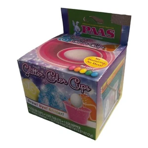 PAAS Ostereier Färbebecher - 3 Glitzerbecher und 1 magische Farbbecher #39728 & 39727 - Bild 1 von 2
