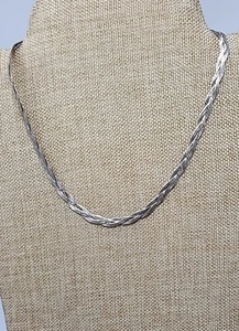 VINTAGE STERLINGSILBER HALSKETTE .925 NACHLASSFUND 9,3 GRAMM - Bild 1 von 3