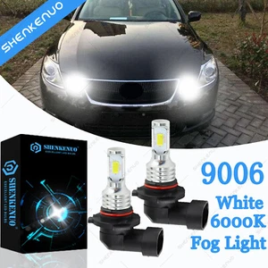For Lexus GS300 1998 - 2007 White Fog Bulbs 9006 LED Daytime Running Light 6000K - Picture 1 of 12