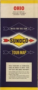 Sunoco Road Map 1953: Ohio NOS - Bild 1 von 1