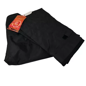 Johnny Blaze Flame isolierte gerade Schneehose leicht schwarz neu mit Etikett Größe 7/8 - Bild 1 von 8
