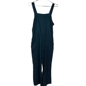 Level 99 Damen Diane Gaucho Strampler Jumpsuit Schwarz Leinenmischung Größe M - Bild 1 von 8