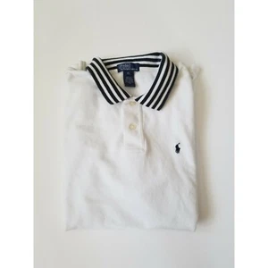 Kids XLPolo Ralph Lauren With Contrating Striped Collar Detail - Picture 1 of 4