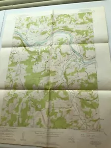 VINTAGE APALACHIN QUADRANGLE OWEGO NY TOPOGRAPHICAL PAPER POSTER MAP 1956 22X26 - Picture 1 of 6