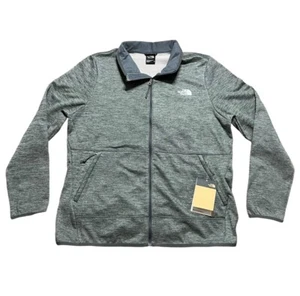 The North Face Fleece Jacket Women’s Size L Gray Full Zip New w/ Tags - Picture 1 of 9