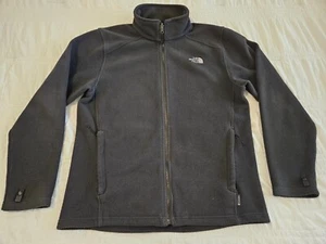 The North Face Fleecejacke Herren Größe Large durchgehender Reißverschluss schwarz BX1 - Bild 1 von 21