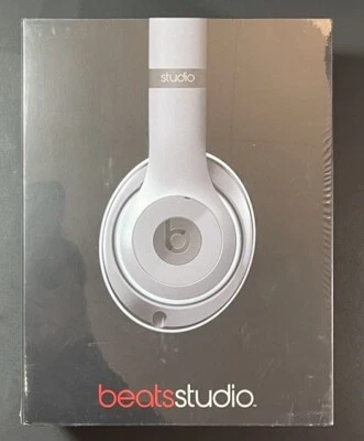 Auriculares oficiales Beats Studio 2.0 con cable sobre la oreja [cielo metálico / gris] NUEVO Foto 1 de 4