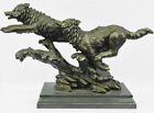 Game of Thrones King of the North Wolf Bust Bronze Statue Sculpture Figurine Art