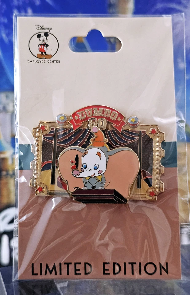 Disney DEC Pin - Dumbo 80th Anniversary - Circus LE 250 clown face - Image 1 of 1