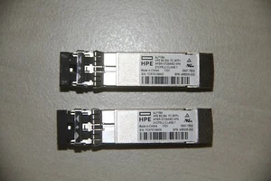 2 x HP AJ718A - HPE 8G SW FC SFP+ - 8Gbps FC SFP - 468508-002 - Genuine HP - Photo 1/2