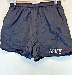 US Army PFU Fitness Shorts PT Trunks Large - 8415-01-530-0104 schwarz - Bild 1 von 4