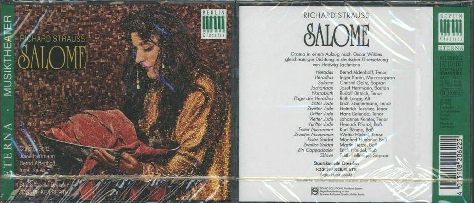 DCD Richard Strauss - Salome Joseph Keilberth Eterna / Berlin Classics - Bild 1 von 1