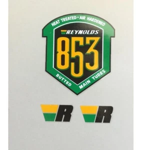 Decalcomanie telaio e forcella tardive Reynolds 853 - Foto 1 di 1