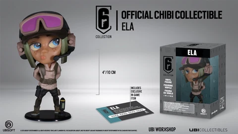 Ela Chibi Figure with DLC Code - Rainbow Six Siege Collection Cover