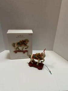 Hallmark Keepsake Ornament 2009 A Pony for Christmas 12th in Series Teddy Bear - Picture 1 of 5