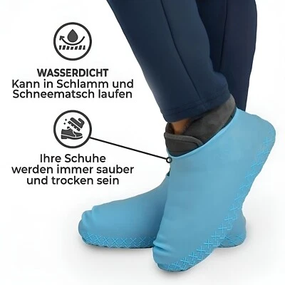 BESTMARKET.TV Protektoren für Schuhe - Rutschfeste Gummischuhschützer - 3 Stück