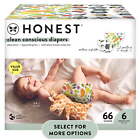 Clean Conscious Disposable Baby Diapers, All The Letters & So Delish Prints,