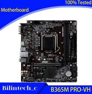 Placa madre PARA MSI B365M PRO-VH admite 8/9 generación WIN7 9100F 9400F CPU - Imagen 1 de 5