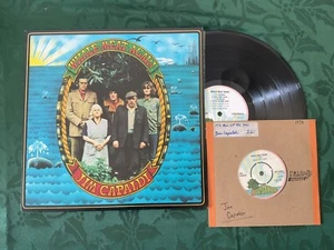 Jim Capaldi (ex Traffic) - Whale Meat Again, orig "pink rim" LP (with single) - Picture 1 of 10