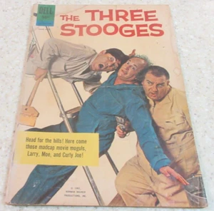 The Three Stooges 9, Final Dell, 1962 (pre-owned book) Was: $18.00, Now: $12.60 - Picture 1 of 2