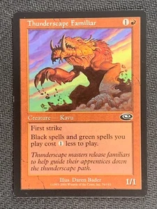 Thunderscape Familiar 76/143 Planeshift Magic Card MTG 2001 NonFoil - Picture 1 of 2