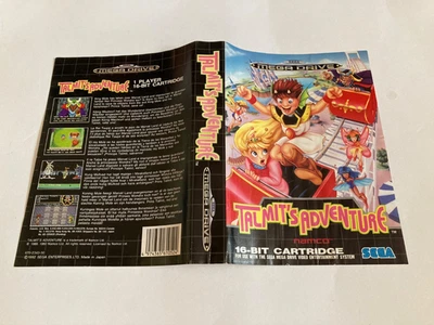Original Sega Megadrive PAL Cover Inlay - Talmit's Adventure - Image 1 of 3