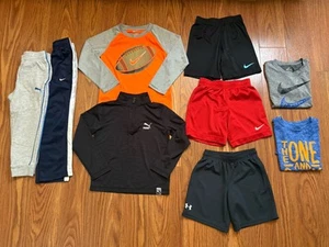 Boys NIKE PUMA UA Athletic Back To School Mixed Lot Size 5 - Picture 1 of 24