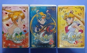 Sailor Moon Movie Original Clamshell Vintage Anime VHS R, S, Super S Tape Lot - Picture 1 of 18