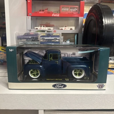 M2 Machines 1:24 Chase 1956 Ford F-100 Truck 1/750 - Image 1 of 4