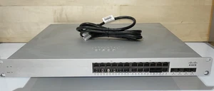 Cisco Meraki MS320-24-HW 24-Port Gigabit PoE+ Switch with 4x 10Gb SFP+ Uplinks - Picture 1 of 5