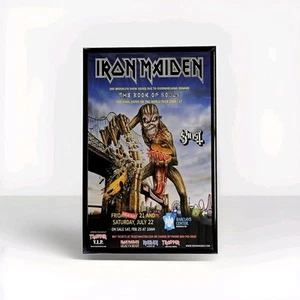 Póster de concierto enmarcado Iron Maiden & Ghost, Brooklyn NY - Imagen 1 de 2