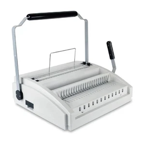 220V Lightweight Iron Ring Hole Punching and Binding Machine Binding Machine - Picture 1 of 19