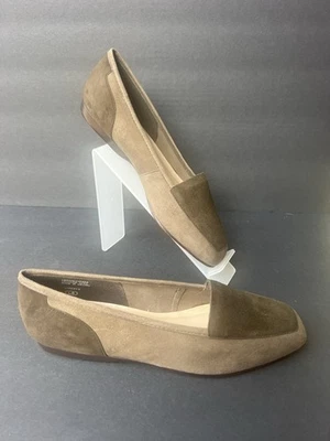 Mujeres Enzo Angiolini Marrón Gamuza Liberty Pisos Mocasines Sin Cordones Damas Talla 6M Foto 1 de 4
