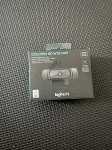 Kamera internetowa Logitech C920 1080p HD Pro - czarna *** NOWA ZAPIECZĘTOWANA PUDEŁKO*** - Zdjęcie 1 z 1