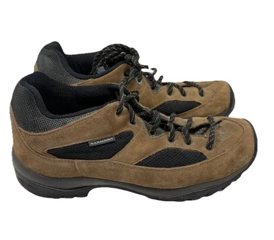 Garment Men’s Hiking Boots Shoes Size 11.5 Brown Black Suede - Image 1 of 4